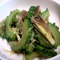 奥町純一's cooksnap of when they made ゴーヤとミョウガの胡麻和え.