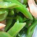 熊人すみこ's cooksnap of when they made モロッコいんげんとハムの中華風サラダ.