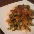麻's cooksnap of when they made 簡単◆豚肉のゴーヤチャンプル◆.