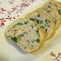 バカリャウ's cooksnap of when they made ニラ＆えび入り♪油揚げレンジ蒸しロール☆.