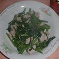Jock's cooksnap of when they made エンサイ（空芯菜）の『食べるラー油』炒め.
