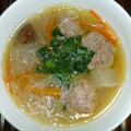 yoco152's cooksnap of when they made とろ～りとろける冬瓜と肉団子の中華スープ.