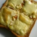 おちあいなお's cooksnap of when they made 梅ネギのチーズトースト.