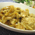 miyuki12's cooksnap of when they made 玉ねぎと鶏むね肉のオイカレーマヨ炒め☆.