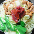 かぴーな's cooksnap of when they made 冷やし中華＊納豆＊.
