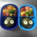 Chaaa_room's cooksnap of when they made まっくろくろすけおにぎり トトロキャラ弁.