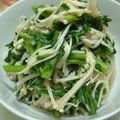 myukitty's cooksnap of when they made えのきと春菊のシャキシャキ☆ポンがけ☆.