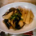 vkk's cooksnap of when they made ナス＆ジャガイモ＆エリンギ味噌炒め.