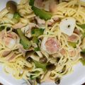 御堂里奈's cooksnap of when they made ゴーヤとシメジのスパゲティペペロンチーノ.