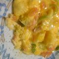 しおとも's cooksnap of when they made 鮭フレーク☆チーズねぎエッグ.