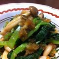 紗良紗's cooksnap of when they made 小松菜としめじのみぞれあえ.
