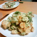 食いしん坊ネコ's cooksnap of when they made ゴーヤとシーフードのかき揚げ.