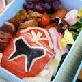 まったり母さん's cooksnap of when they made ゴーカイジャーお弁当.