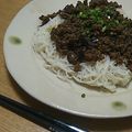 pyorohane's cooksnap of when they made なすとひき肉のジャージャー麺風そうめん.