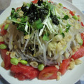 さとみりん's cooksnap of when they made トマトともやしの冷やしそば.