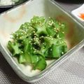 ＴＯＭＯＷＡＴ's cooksnap of when they made シカクマメ（ウイングビーン）のお浸し.