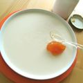あんこ３１３'s cooksnap of when they made 季節ﾌﾙｰﾂを使って♪ヨーグルト柿ムース.