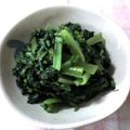 りあぶ's cooksnap of when they made 小松菜とモロヘイヤのナムルなごま和え.