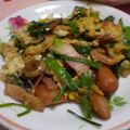 クレちゃん's cooksnap of when they made 大葉にんにく醤油で☆ニラ卵炒め.