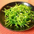nekoland's cooksnap of when they made 豆苗の塩麹炒め.