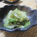 えみんちゅ＊'s cooksnap of when they made ミョウガ、きゅうり、じゃこの酢味噌あえ.