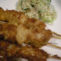 おつね's cooksnap of when they made 串カツ！豚こまと新玉ねぎで♪.