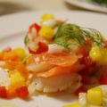 ケチャ＆ウル's cooksnap of when they made ホタテとサーモンのミルフィーユ仕立て☆.