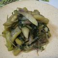 おかあちゃん。's cooksnap of when they made むきナスの香野菜塩炒め～♪.
