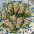 おかあちゃん。's cooksnap of when they made 肉詰めピーマン☆我が家はポン酢で♪.