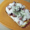 3姉妹ちゃんママ's cooksnap of when they made 朝ご飯に！ピザ風トースト☆.