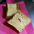 haru★mama's cooksnap of when they made ♪HBで生地♪キャラメルMプリン食パン.