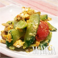 MAMAJA's cooksnap of when they made ☆トマトきゅうり卵の３色炒め☆.