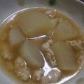 プーニー's cooksnap of when they made 鶏ミンチあんかけ大根.