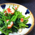 makicheeee's cooksnap of when they made 簡単★うまっ！！三つ葉のわさびおひたし.