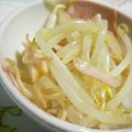 かごちゃー's cooksnap of when they made モヤシとハムの辛子酢醤油和え.