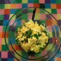 reonminineko's cooksnap of when they made 簡単！ウマ！！もやしと卵の香味ソースがけ.