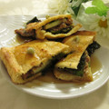miyuki12's cooksnap of when they made 蒲焼とチーズのお揚げ巻き.