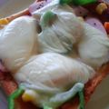真生mama's cooksnap of when they made おさかなのソーセージでピザトースト.