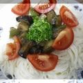 きゃんぴぃ's cooksnap of when they made ナス＆トマト乗っけ！そうめん.
