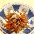 イエロータント's cooksnap of when they made ウチの定番きんぴらごぼう〜♪.