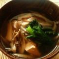 桃がいいなあ。's cooksnap of when they made きのこの精進汁.