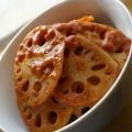 ju_10's cooksnap of when they made 蓮根のガーリック風味トマト炒め煮.