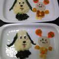 booboo's cooksnap of when they made 一歳　わんわん　うーたん　お祝いプレート.