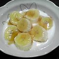 亜久里's cooksnap of when they made メープルばななヨーグルト.