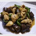 ちょこ☆ちょこ's cooksnap of when they made 茄子・ピーマン・鶏でピリ辛☆.