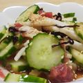 yappyパクパク's cooksnap of when they made 夏のサラダ★サッパリ梅昆布和え.