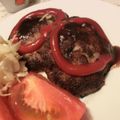 3mamakuma's cooksnap of when they made 玉ねぎは炒めないで！ハンバーグ　卵不使用.