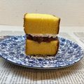 horseland's cooksnap of when they made おひとりさまのカステラサンド.