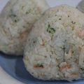 Hoink's cooksnap of when they made たらこと仲間達✿バターおにぎり.