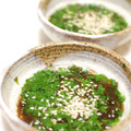 iam樹's cooksnap of when they made モロヘイヤと味付けもずくの簡単和え.